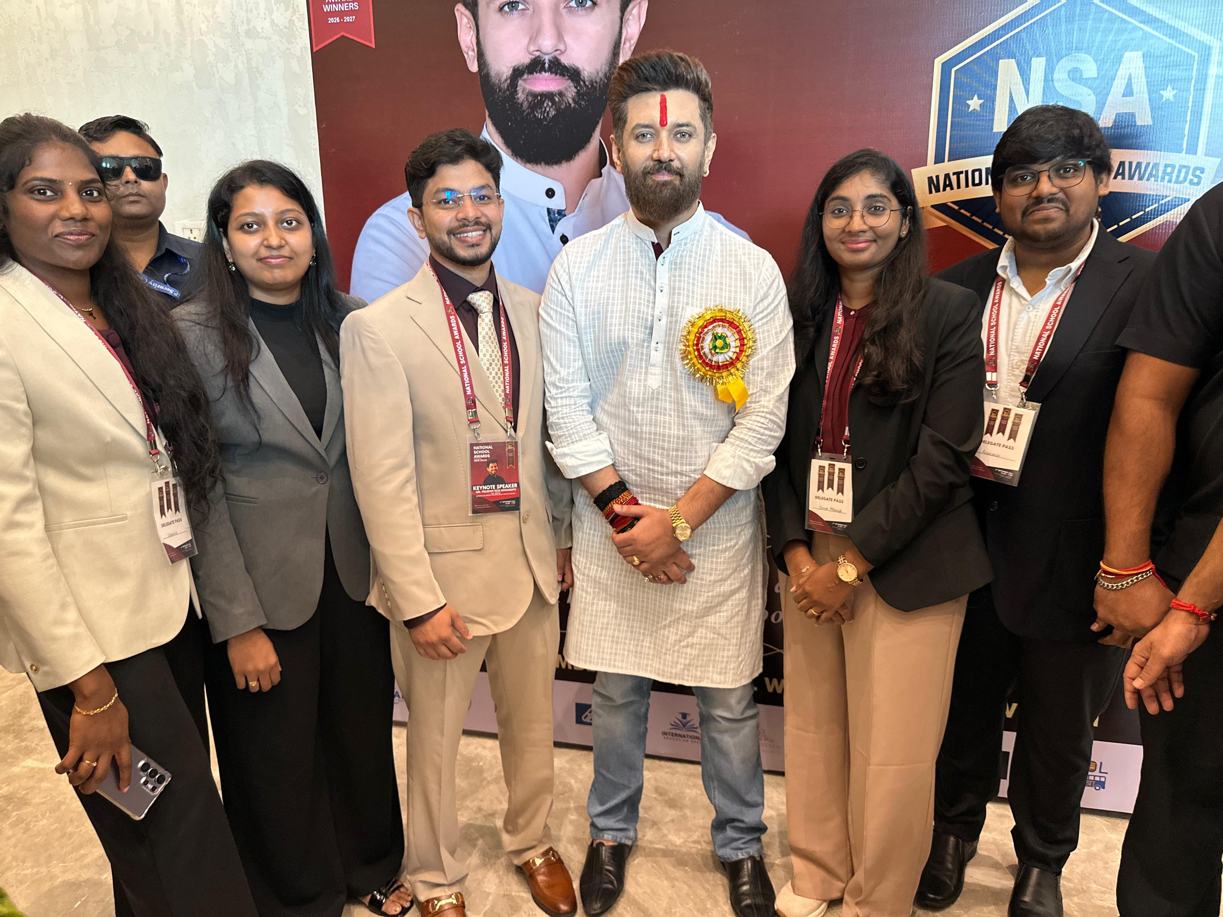 BrovAI team with Shri Chirag Paswan